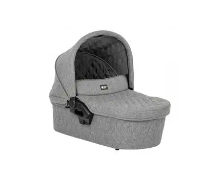 KikkaBoo Madrid 4in1 Dark Grey Melange საბავშვო ეტლის კომპლექტი, 8 image