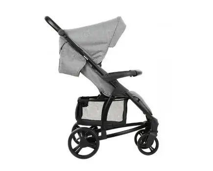 KikkaBoo Madrid 4in1 Dark Grey Melange საბავშვო ეტლის კომპლექტი, 12 image