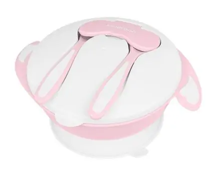 KikkaBoo-ს საბავშვო ჭურჭელი Bowl 4in1 Pink