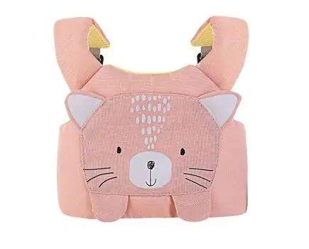 KikkaBoo-ს სატარებელი ქამარი Walking harness Cat Pink