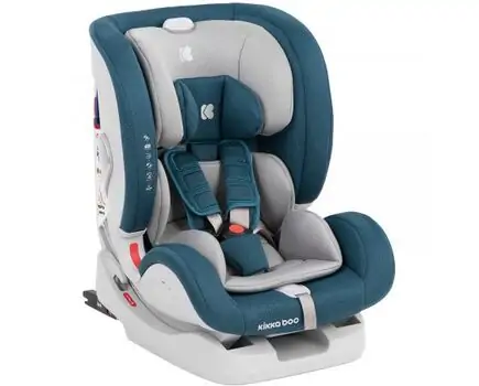 KikkaBoo 4in1 (ISOFIX) GREEN მანქანის სავარძელი (ქარსითი)