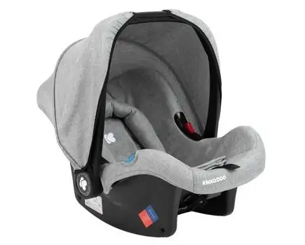 KikkaBoo UGO Light Grey Melange 4in1 საბავშვო ეტლის კომპლექტი, 12 image