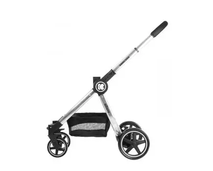 KikkaBoo Allure Grey silver chrome 3in1 საბავშვო ეტლის კომპლექტი, 11 image