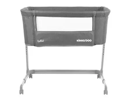 KikkaBoo Lulu Dark Grey ახალშობილის საწოლი, 9 image