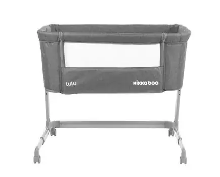 KikkaBoo Lulu Dark Grey ახალშობილის საწოლი, 7 image