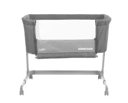 KikkaBoo Lulu Dark Grey ახალშობილის საწოლი, 8 image