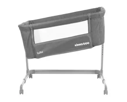KikkaBoo Lulu Dark Grey ახალშობილის საწოლი, 11 image