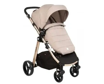 KikkaBoo UGO Melange Beige 4in1 საბავშვო ეტლის კომპლექტი, 5 image