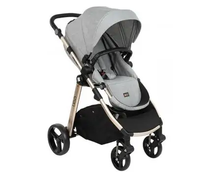 KikkaBoo UGO Light Grey Melange 4in1 საბავშვო ეტლის კომპლექტი, 5 image