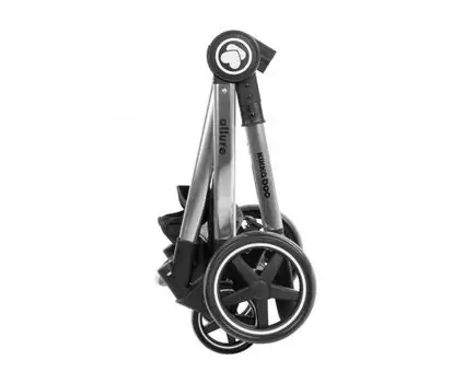 KikkaBoo Allure Grey silver chrome 3in1 საბავშვო ეტლის კომპლექტი, 12 image