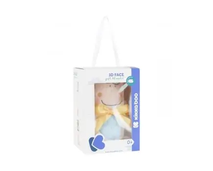 KikkaBoo-ს ახალშობილის პლედი Baby blanket with embroidery 3D Sheep, 4 image