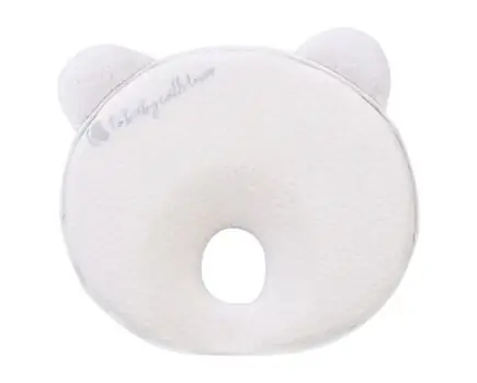 KikkaBoo-ს ერგონომიული ბალიში ახალშობილისთვის Memory foam ergonomic pillow Bear Grey Velvet