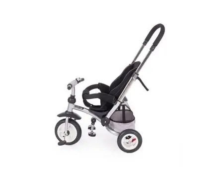 KikkaBoo Vetta Air Wheels Grey Melange Phoenix სამ თვლიანი ველო-ეტლი, 7 image