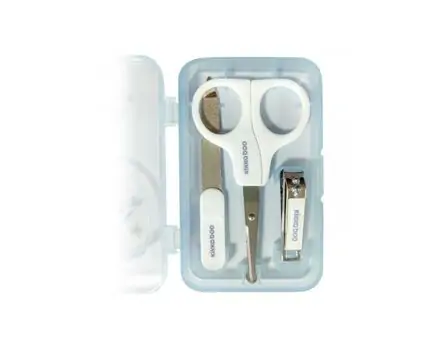KikkaBoo-ს საბავშვო მაკრატელი Manicure set Whale, 2 image
