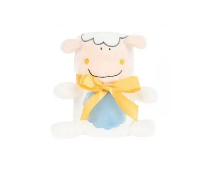 KikkaBoo-ს ახალშობილის პლედი Baby blanket with embroidery 3D Sheep