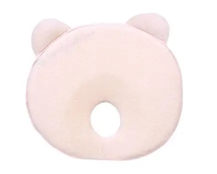 KikkaBoo-ს ერგონომიული ბალიში ახალშობილისთვის Memory foam ergonomic pillow Bear Beige Velvet