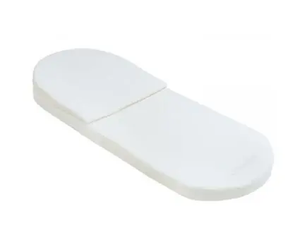 KikkaBoo-ს ეტლში ჩასაფენი მატრასი ბალიშით Carrycot matress 70/35/4 cm White Velvet + Pillow