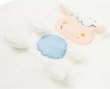 KikkaBoo-ს ახალშობილის პლედი Baby blanket with embroidery 3D Sheep, 2 image