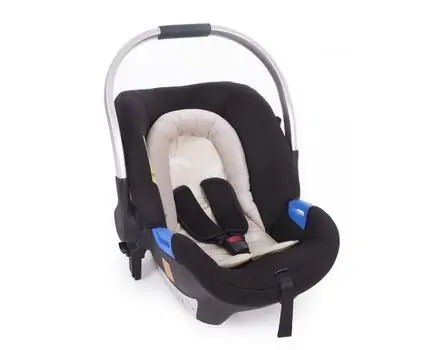 KikkaBoo-ს ქარსითში ჩასაფენი Memory foam car seat support Triangles, 2 image