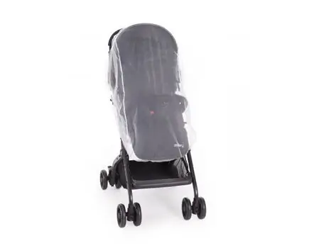 KikkaBoo-ს მწერებისგან დამცავი ბადე ეტლისთვის Mosquito net for stroller White, 2 image