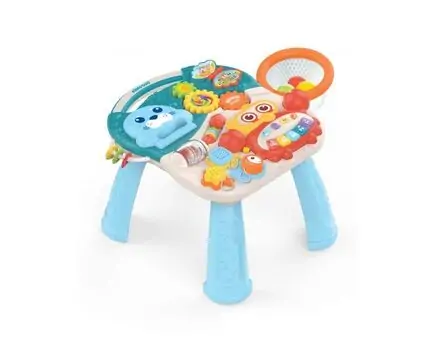 KikkaBoo-ს საბავშვო ვოლქერი Baby walker 2 in 1 Wobble Fun Green, 2 image