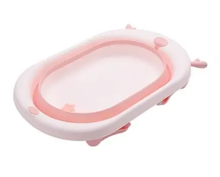 KikkaBoo-ს ჩვილის დასაკეცი აბაზანა Bathtub Foldy Pink, 3 image