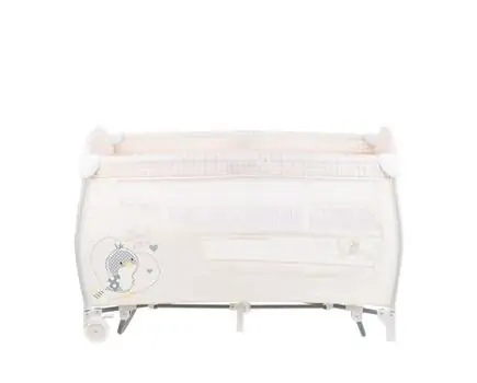 KikkaBoo Dolce Sonno Plus Beige Birdy 2 levels საწოლ-მანეჟი 2020, 11 image