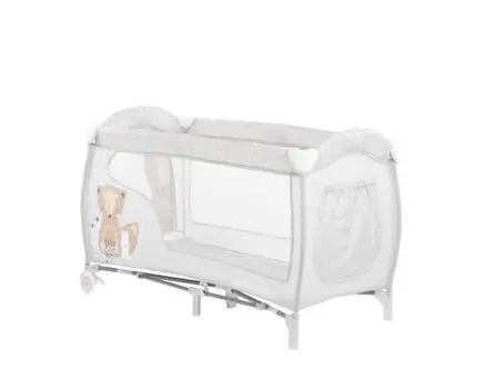 KikkaBoo Dolce Sonno Plus Grey Best Friends 2 levels საწოლ-მანეჟი 2020, 12 image