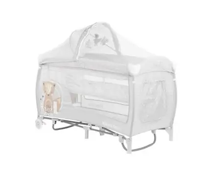 KikkaBoo Dolce Sonno Plus Grey Best Friends 2 levels საწოლ-მანეჟი 2020, 3 image