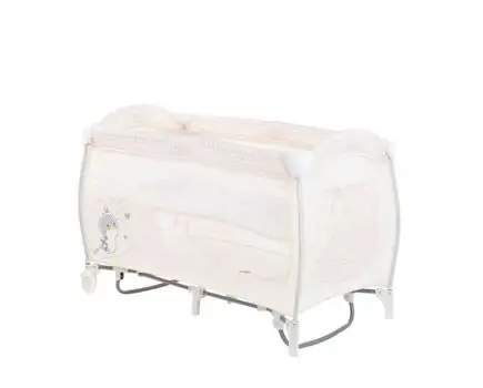 KikkaBoo Dolce Sonno Plus Beige Birdy 2 levels საწოლ-მანეჟი 2020, 15 image