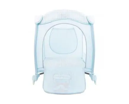 KikkaBoo Dolce Sonno Plus Blue Foxy 2 levels საწოლ-მანეჟი 2020, 12 image