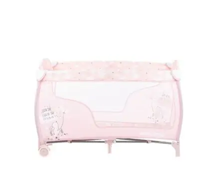 KikkaBoo Dolce Sonno Plus Pink Rabbits 2 levels საწოლ-მანეჟი 2020, 4 image