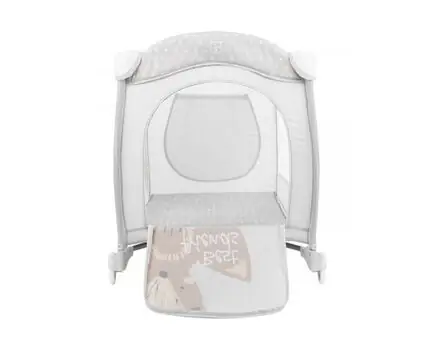 KikkaBoo Dolce Sonno Plus Grey Best Friends 2 levels საწოლ-მანეჟი 2020, 5 image