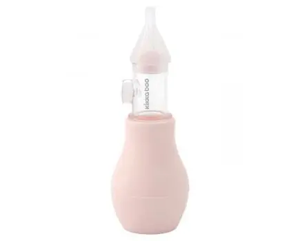 KikkaBoo Nasal aspirator anti-reflux Pink საბავშვო ასპირატორი