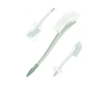 KikkaBoo-ს ბოთლის საწმენდი ჯაგრისი Bottle brush with nipple cleaner Mint, 3 image