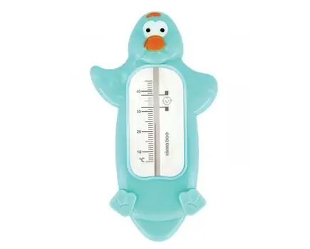 KikkaBoo-ს აბაზანის თერმომეტრი Bath thermometer Penguin Blue