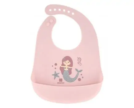 KikkaBoo Silicone bib Sea World Mermaid სილიკონის საბავშვო წინსაფარი