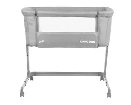 KikkaBoo Lulu Light Grey ახალშობილის მისადგმელი საწოლი, 9 image