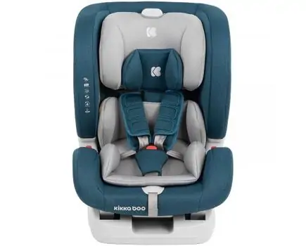 KikkaBoo 4in1 (ISOFIX) Grey მანქანის სავარძელი (ქარსითი), 4 image