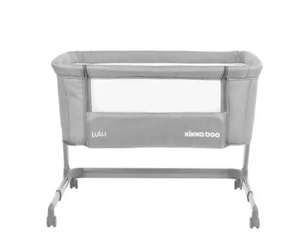 KikkaBoo Lulu Light Grey ახალშობილის მისადგმელი საწოლი, 5 image