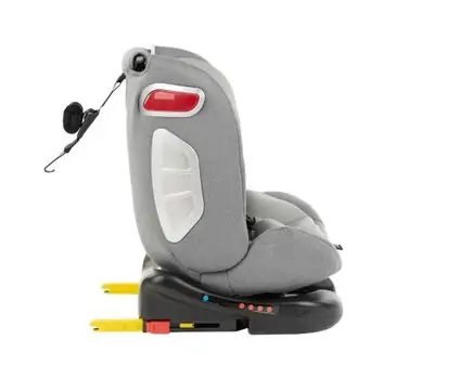 KikkaBoo-ს მანქანის სავარძელი (ქარსითი) Cruz ISOFIX Light Grey, 5 image