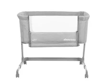 KikkaBoo Lulu Light Grey ახალშობილის მისადგმელი საწოლი, 8 image