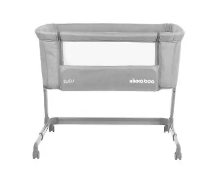 KikkaBoo Lulu Light Grey ახალშობილის მისადგმელი საწოლი, 7 image