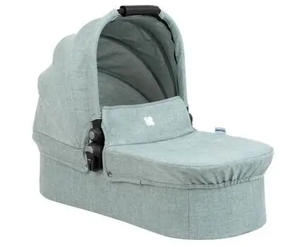 KikkaBoo UGO Light Mint Melange 4in1 საბავშვო ეტლის კომპლექტი, 6 image