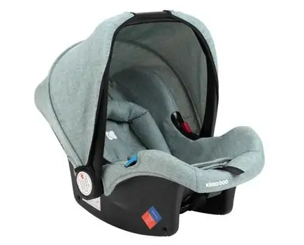 KikkaBoo UGO Light Mint Melange 4in1 საბავშვო ეტლის კომპლექტი, 8 image