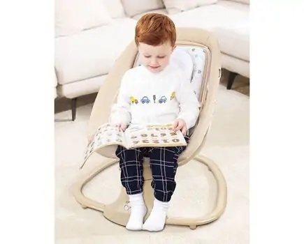 KikkaBoo Swing Winks Mint საბავშვო ელექტრო შეზლონგი, 2 image