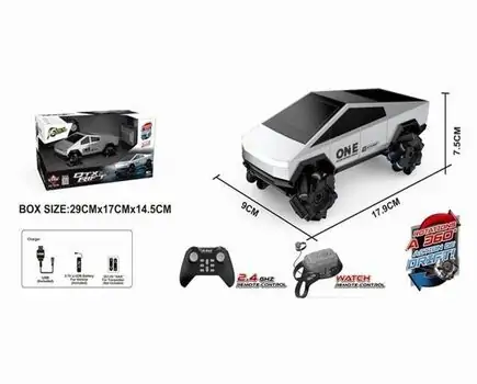 Tesla Cybertruck RC Car - სათამაშო მანქანა დისტანციური მართვით, 2 image