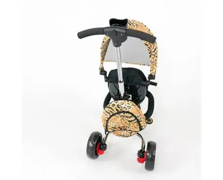 Makani Tricycle Giovi Yellow საბავშვო ველო-ეტლი, 5 image