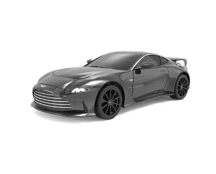 Remote Control Black Aston Martin V12 Car - სათამაშო დისტანციურად მართვადი ასტონ მარტინის შავი მანქანა, 7 image
