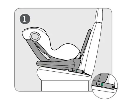 KikkaBoo Twister (ISOFIX) Grey მანქანის სავარძელი (ქარსითი), 10 image